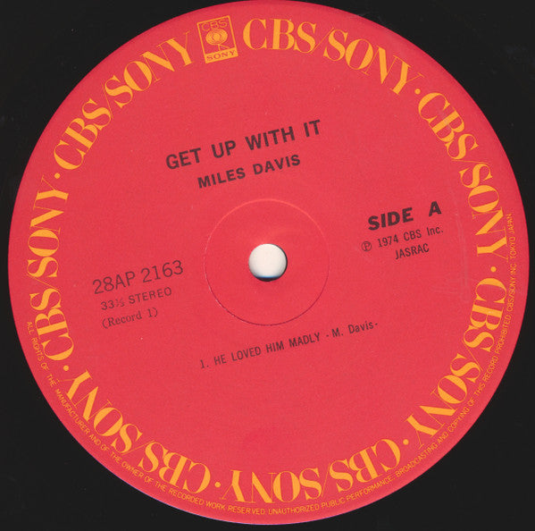 Miles Davis - Get Up With It (2xLP, Album, RE)