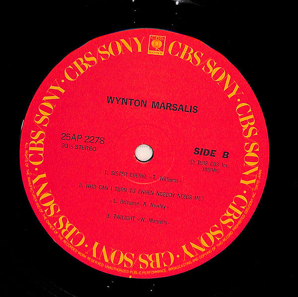 Wynton Marsalis - Wynton Marsalis (LP, Album)