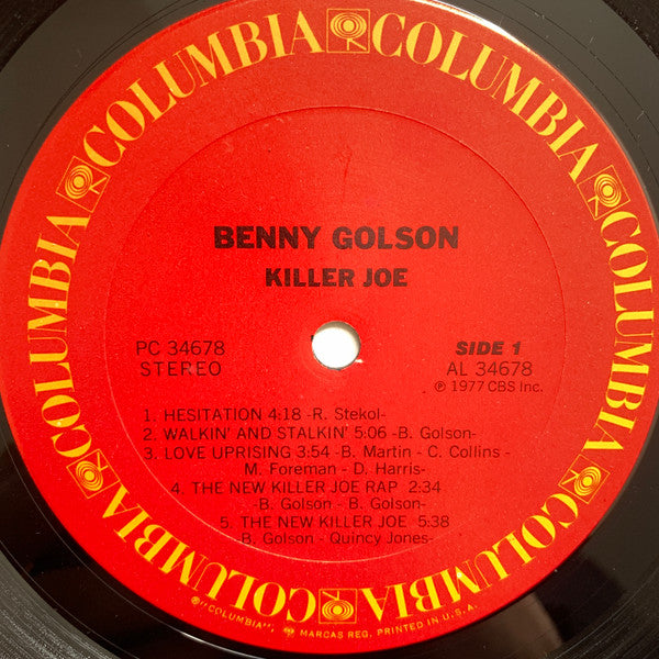 Benny Golson - Killer Joe (LP, Album)