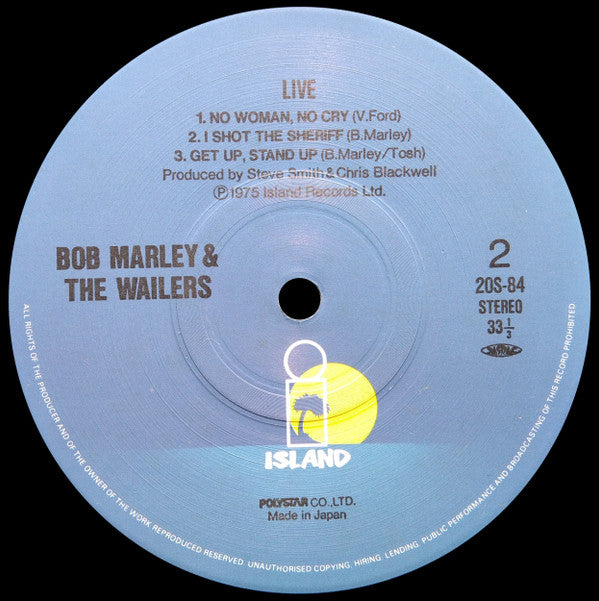 Bob Marley And The Wailers* - Live! (LP, Album, RE)