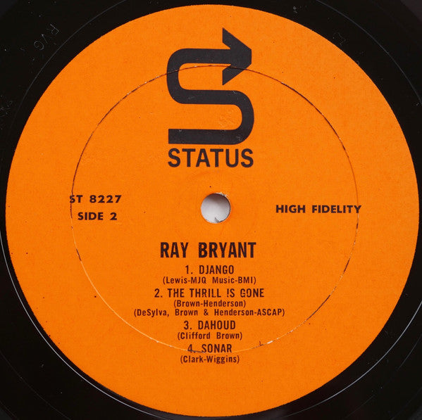 Ray Bryant Trio - Ray Bryant (LP, Album, Mono, RE)