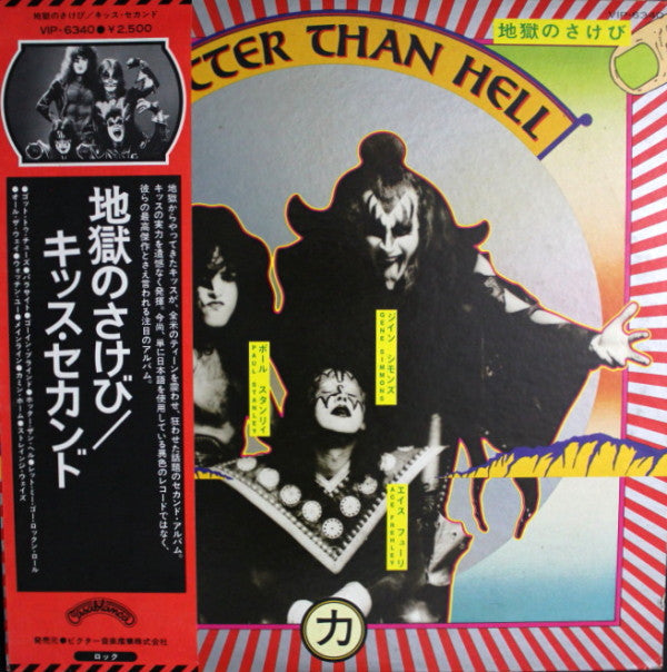 Kiss - Hotter Than Hell (LP, Album, RE, Fil)
