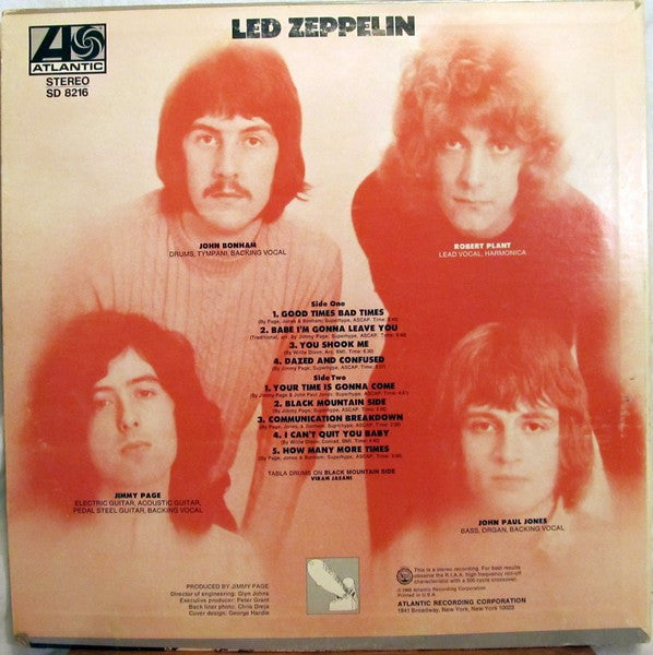 Led Zeppelin - Led Zeppelin (LP, Album, Pur)