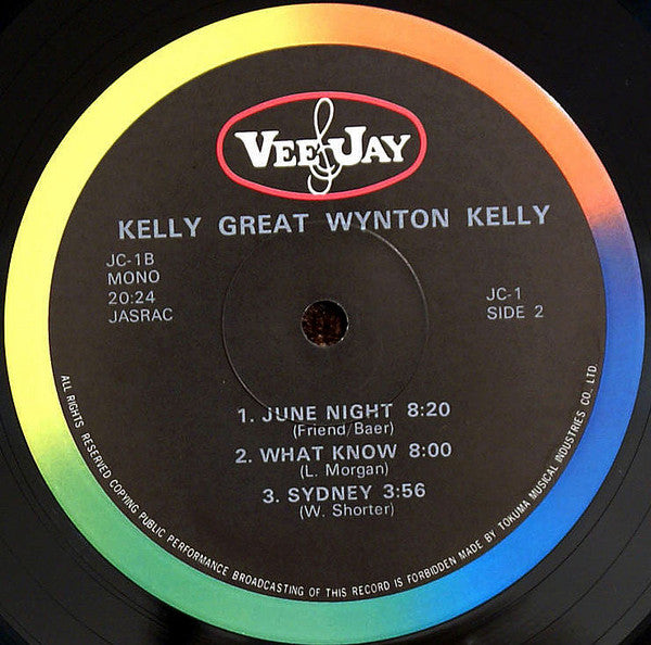 Wynton Kelly - Kelly Great (LP, Album, Mono, RE)