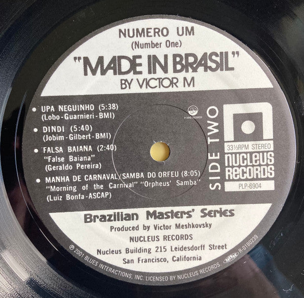 Made In Brasil (2) - By Victor M - Numero Um (LP, Album, RE)