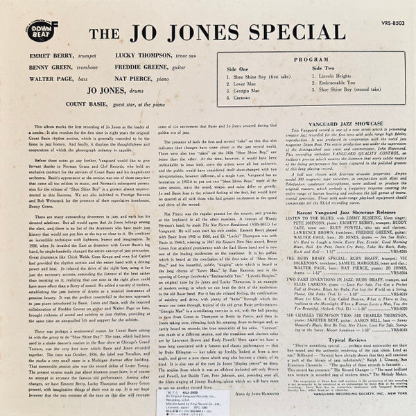 Jo Jones - The Jo Jones Special (LP, Album, RE)