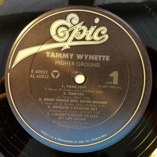 Tammy Wynette - Higher Ground (LP, Album)