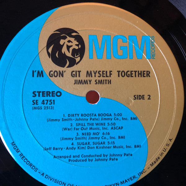 Jimmy Smith - I'm Gon' Git Myself Together (LP, Album)