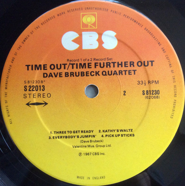 The Dave Brubeck Quartet - Time Out / Time Further Out (2xLP, Comp)