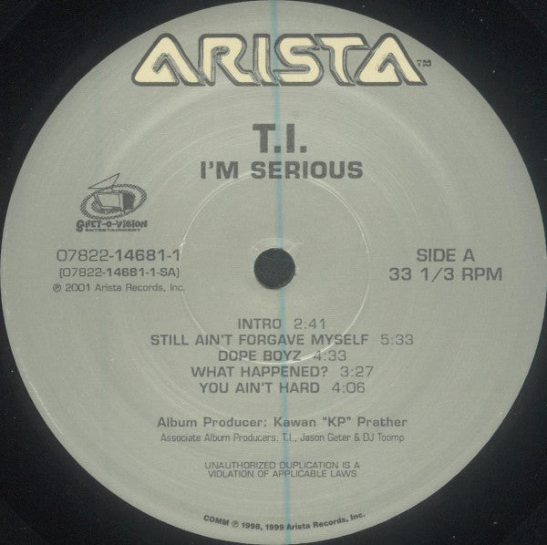 T.I. - I'm Serious (2xLP, Album)