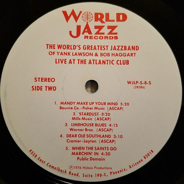 The World's Greatest Jazzband - On Tour(LP, Album, RE)