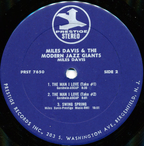 Miles Davis - Miles Davis And The Modern Jazz Giants (LP, Comp, RM)