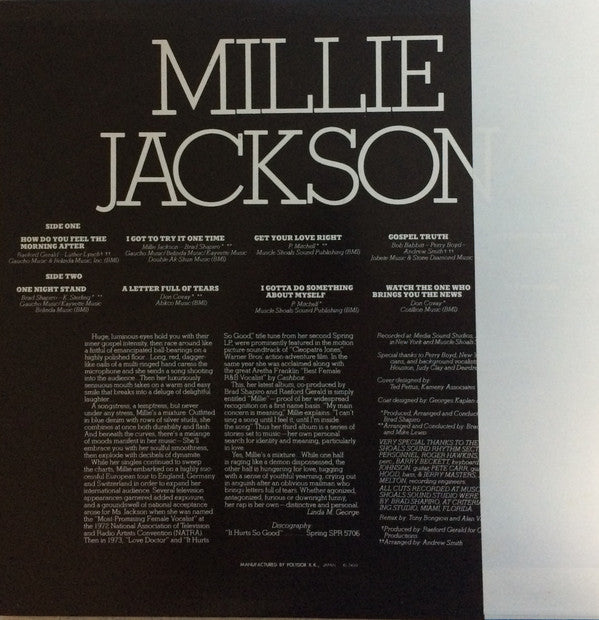 Millie Jackson - I Got To Try It One Time (LP, Album)
