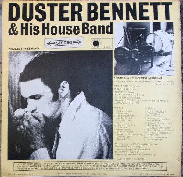 Duster Bennett - Smiling Like I'm Happy (LP, Album)