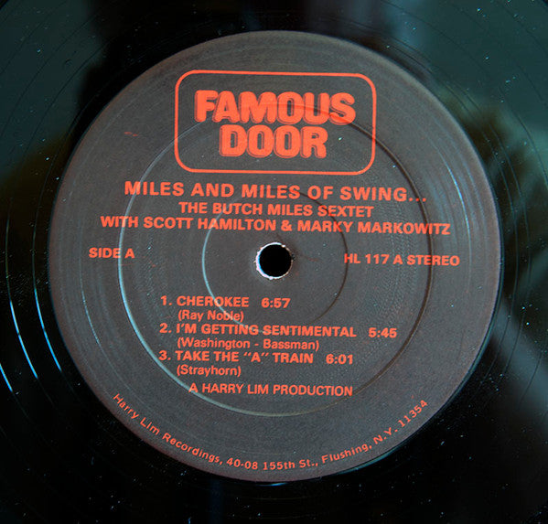 The Butch Miles Sextet - Miles And Miles Of Swing...(LP, Album)