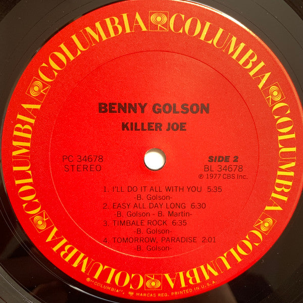 Benny Golson - Killer Joe (LP, Album)