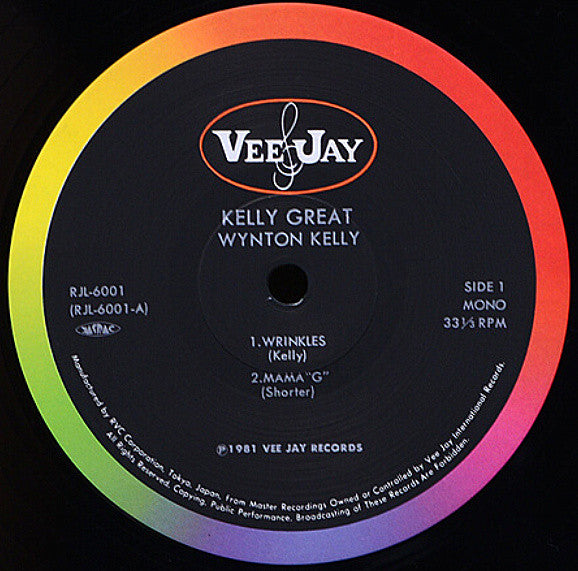 Wynton Kelly - Kelly Great (LP, Album, Mono, RE)