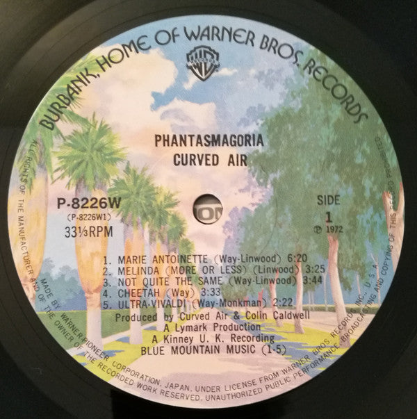 Curved Air - Phantasmagoria (LP, Album, RE)