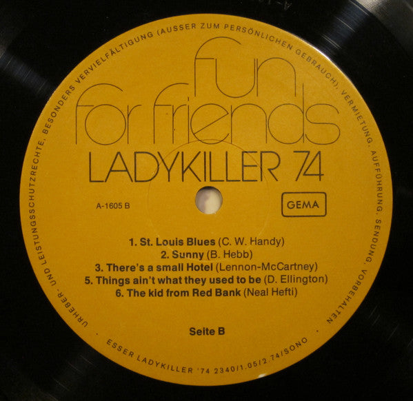 Ladykiller - Fun For Friends - Ladykiller '74 (LP, Album)