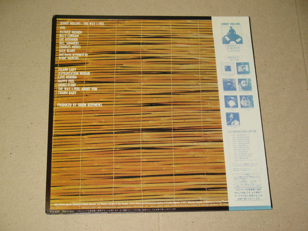 Sonny Rollins - The Way I Feel (LP, Album)