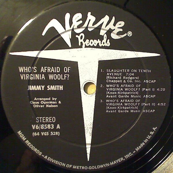 Jimmy Smith - Who's Afraid Of Virginia Woolf? (LP, Album)