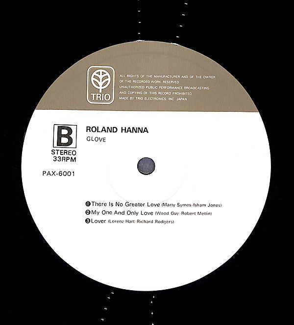 Roland Hanna - Glove (LP, Album, Dir)