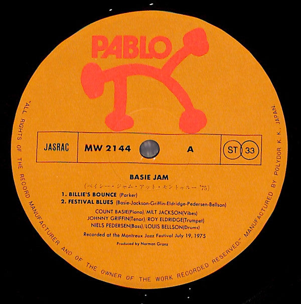 Count Basie - Jam Session At The Montreux Jazz Festival 1975(LP, Al...