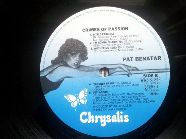 Pat Benatar - Crimes Of Passion (LP, Album)