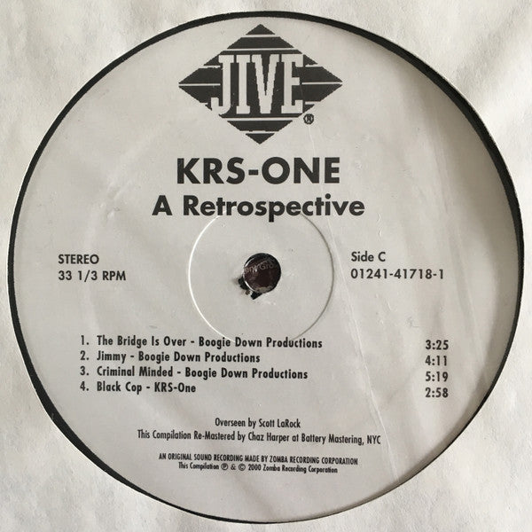 KRS-One - A Retrospective (2xLP, Comp)