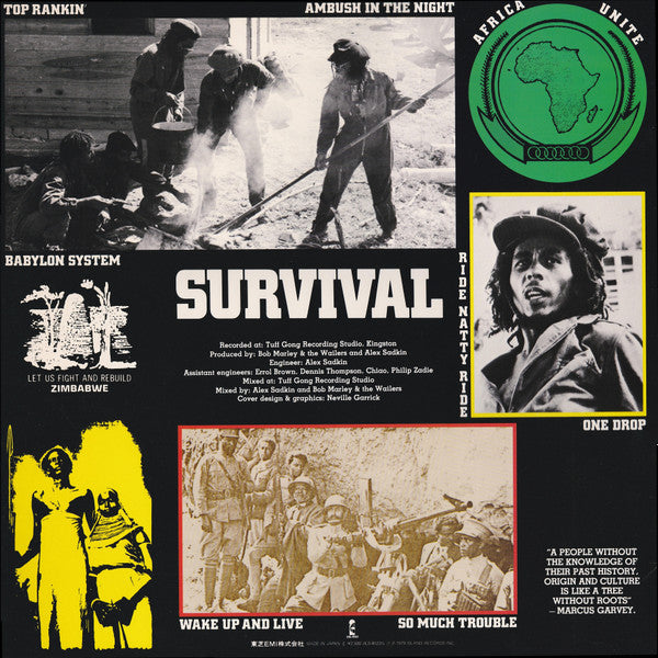Bob Marley & The Wailers - Survival (LP, Album)