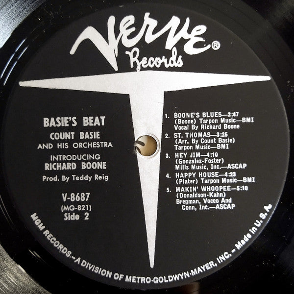 Count Basie And His Orchestra* - Basie's Beat (LP, Mono)