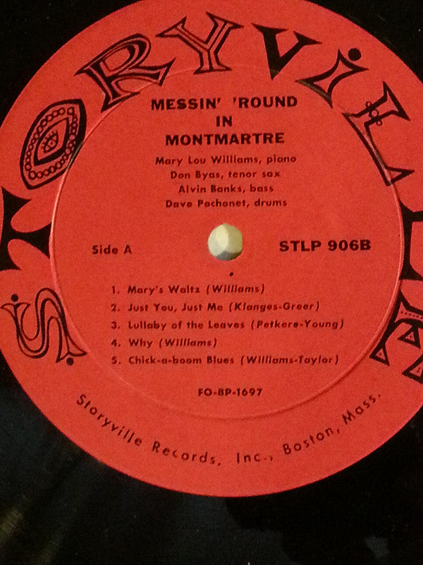 Mary Lou Williams - Messin' 'Round In Montmartre(LP, Comp, Mono)