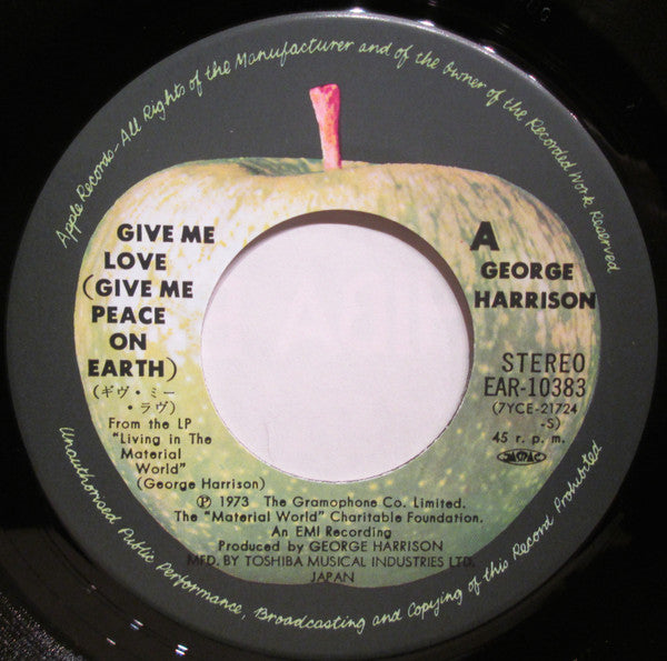 George Harrison - Give Me Love (Give Me Peace On Earth) / Miss O'De...