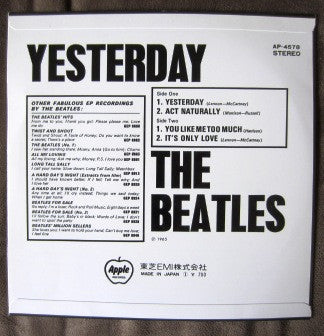 The Beatles - Yesterday (7"", EP, RE)