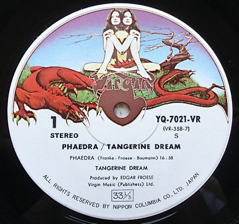 Tangerine Dream - Phaedra (LP, Album, Gat)