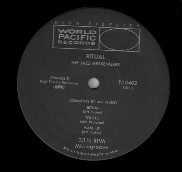 Art Blakey & The Jazz Messengers - Ritual(LP, Album, Mono, RE)