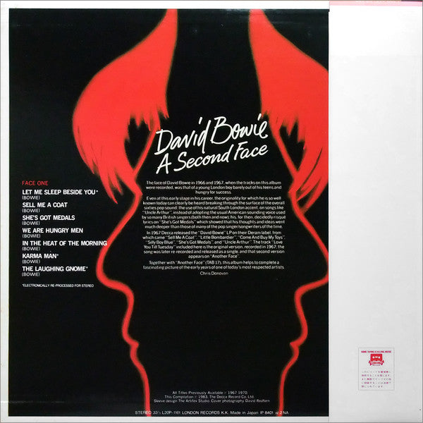 David Bowie - A Second Face (LP, Comp)