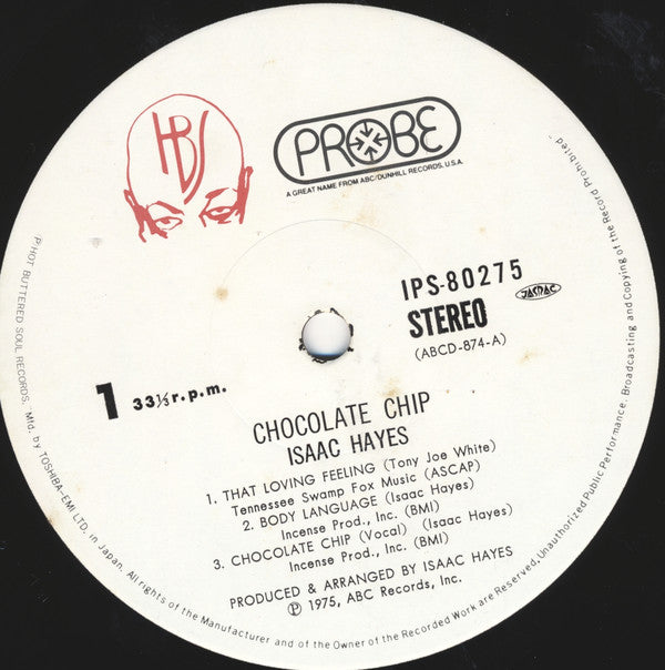 Isaac Hayes - Chocolate Chip (LP, Album)
