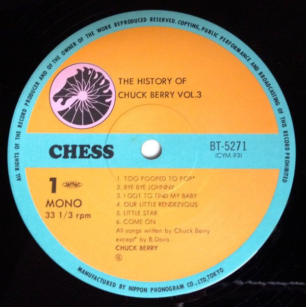 Chuck Berry - The History Of Chuck Berry Vol.3 (LP, Comp, Mono)