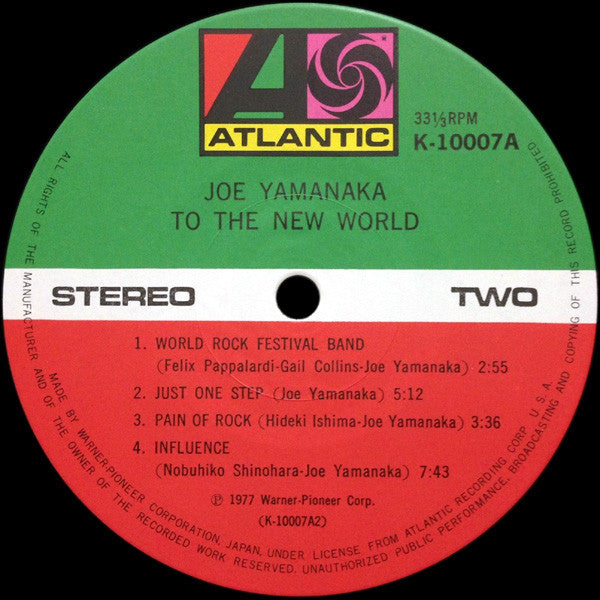 Joe Yamanaka - To The New World (LP, Album)