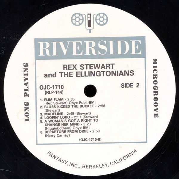 Rex Stewart - Rex Stewart And The Ellingtonians(LP, Album, RE, RM)