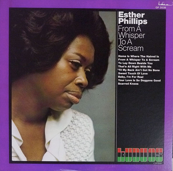 Esther Phillips - From A Whisper To A Scream (LP, Album, RE)