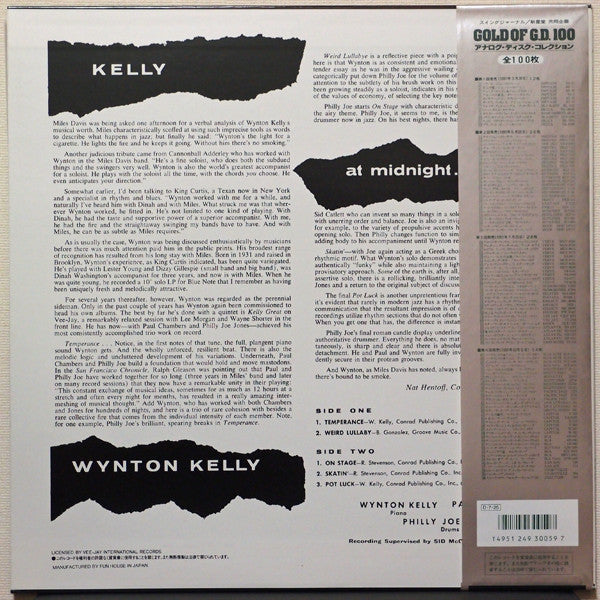 Wynton Kelly - Kelly At Midnite (LP, Album, Ltd, RE)