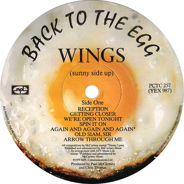 Wings (2) - Back To The Egg (LP, Album)