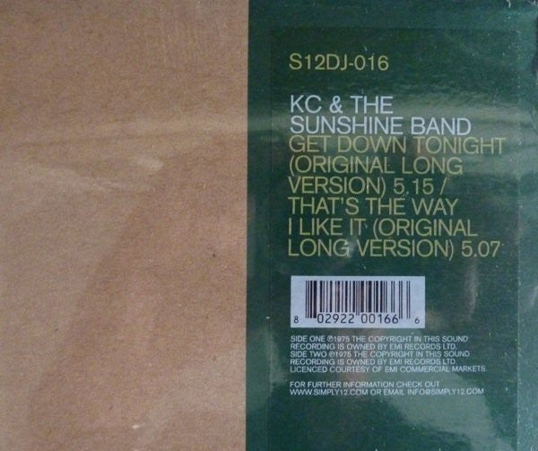 KC & The Sunshine Band - Get Down Tonight / That's The Way I Like I...