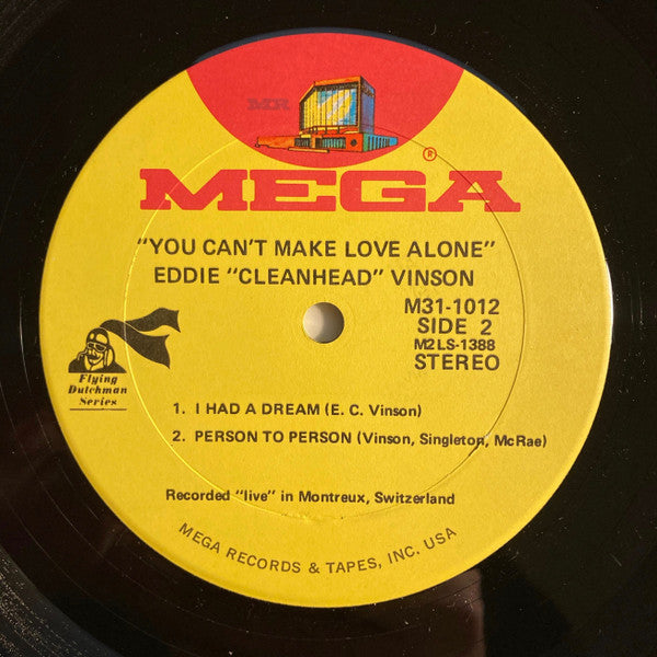 Eddie ""Cleanhead"" Vinson - You Can't Make Love Alone(LP, Album)