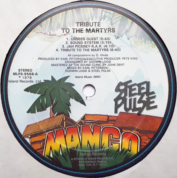 Steel Pulse - Tribute To The Martyrs (LP, Album)