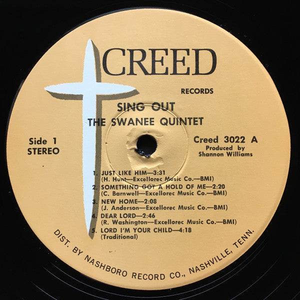 The Swanee Quintet - Sing Out (LP)