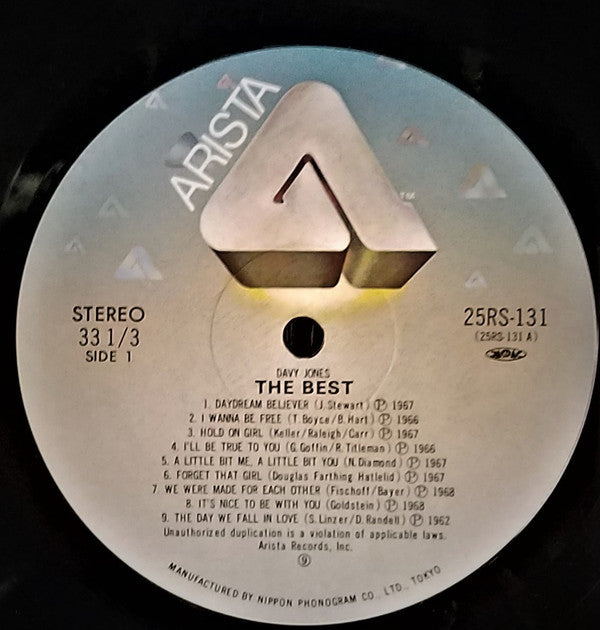 Davy Jones - The Best (LP, Comp)
