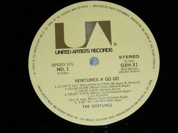 The Ventures - À Go-Go (LP, Album, RE)